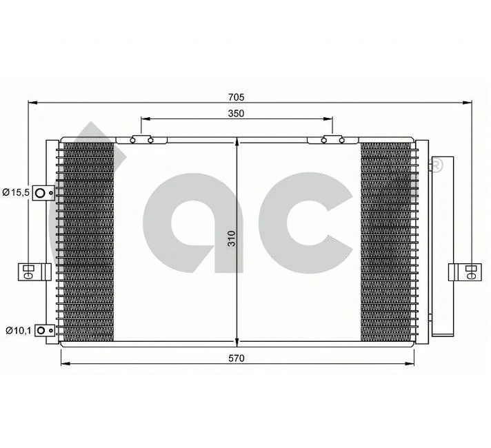 Condenser, air conditioning (300647)