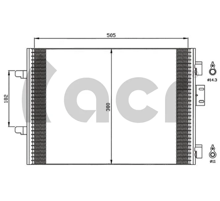 Condenser, air conditioning (300593)