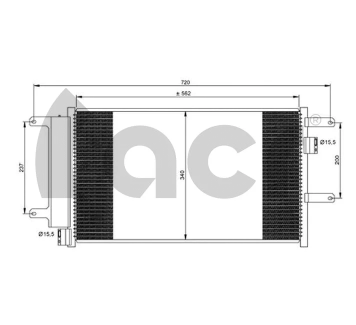 Condenser, air conditioning (300684)