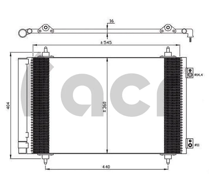 Condenser, air conditioning (300636)