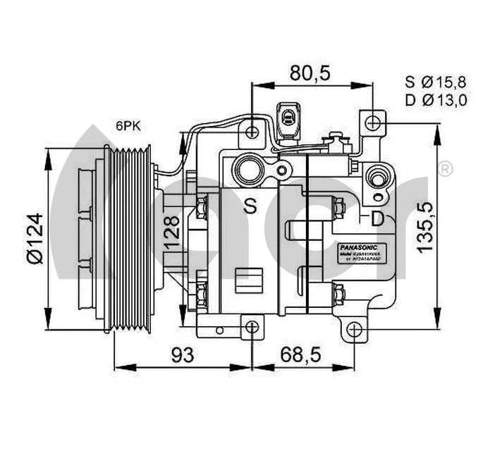 Compressor, air conditioning