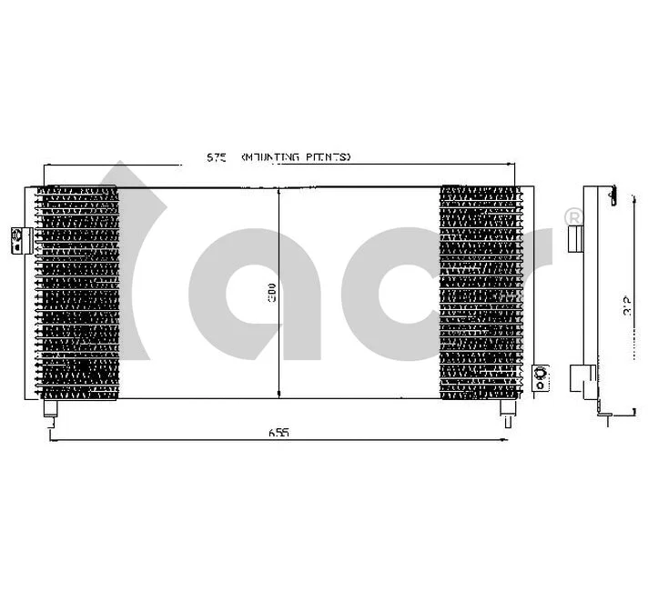 Condenser, air conditioning