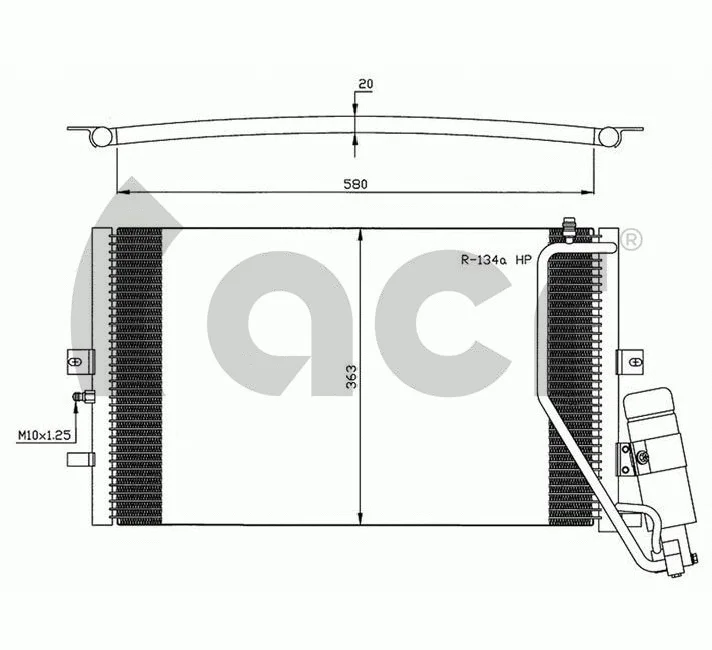 Condenser, air conditioning