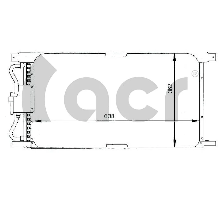 Condenser, air conditioning (300061)
