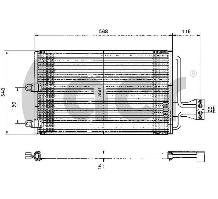 Condenser, air conditioning (300008)