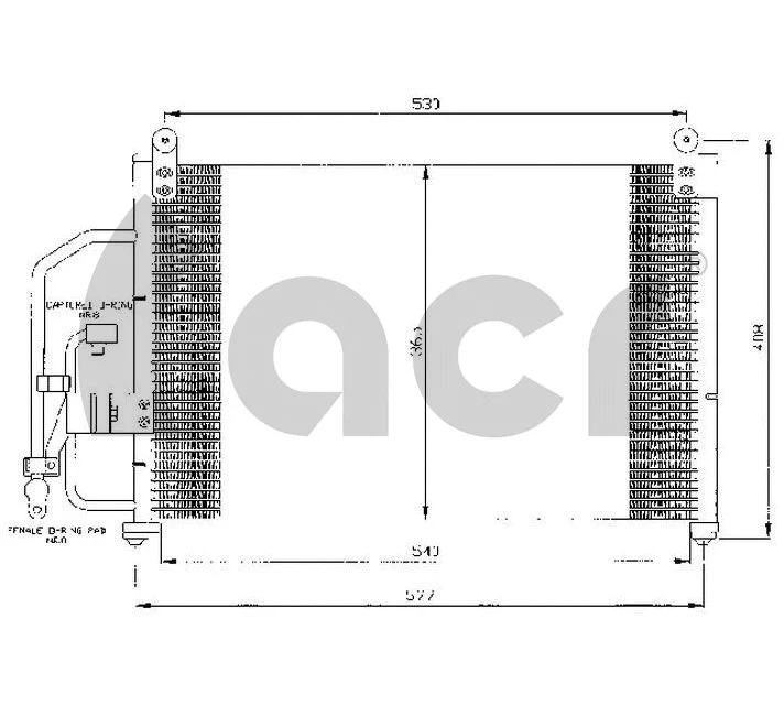 Condenser, air conditioning (300421)