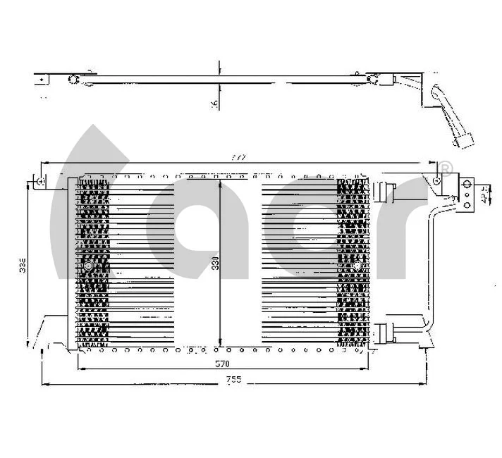 Condenser, air conditioning (300238)