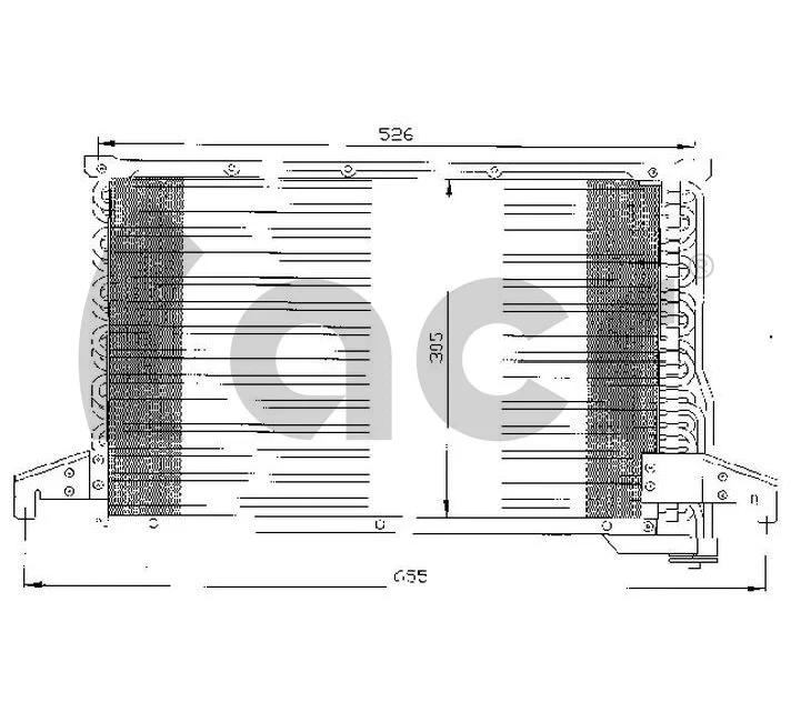 Condenser, air conditioning (300307)