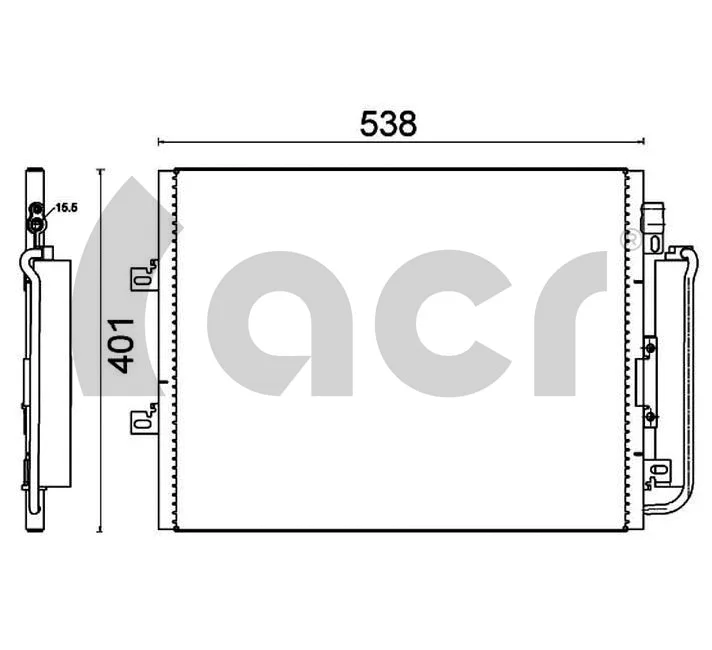 Condenser, air conditioning