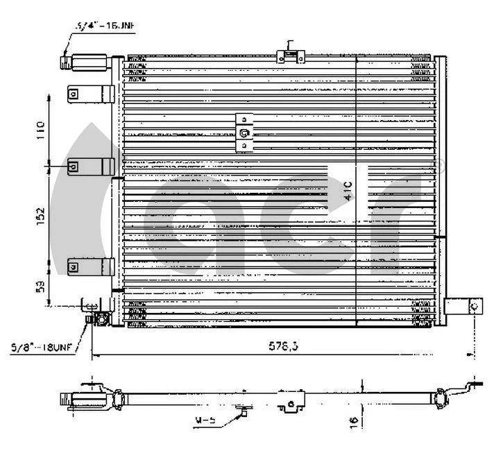 Condenser, air conditioning (300259)
