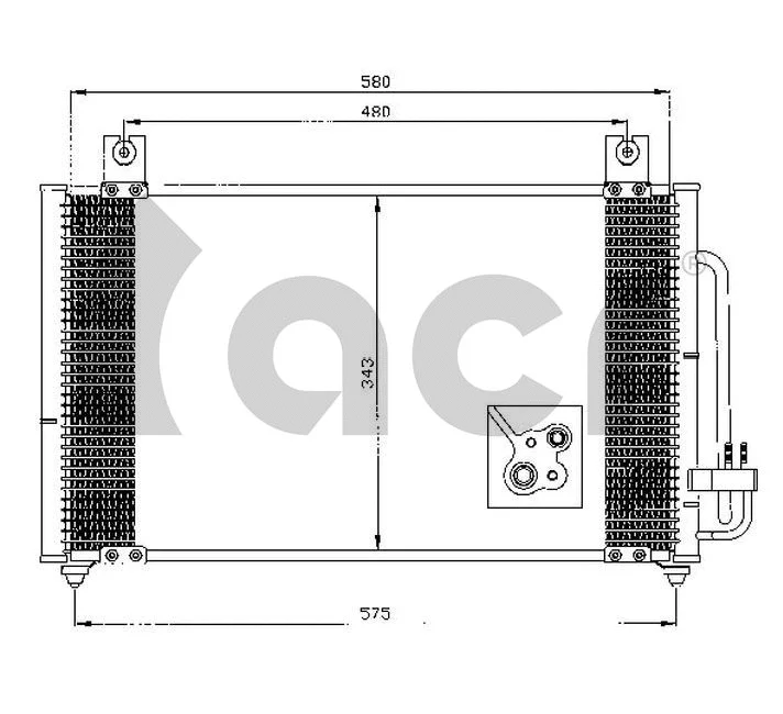 Condenser, air conditioning (300553)