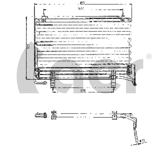 Condenser, air conditioning (300147)