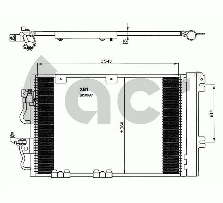 Condenser, air conditioning