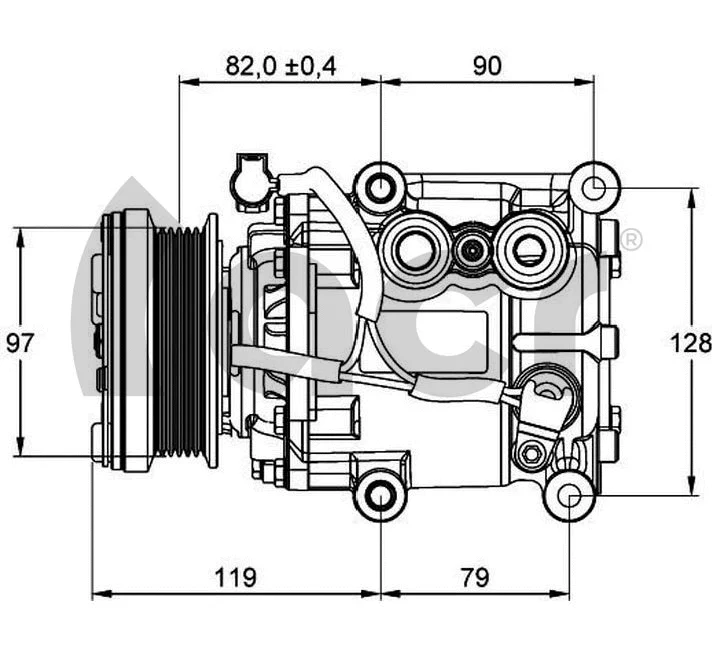 Compressor, air conditioning