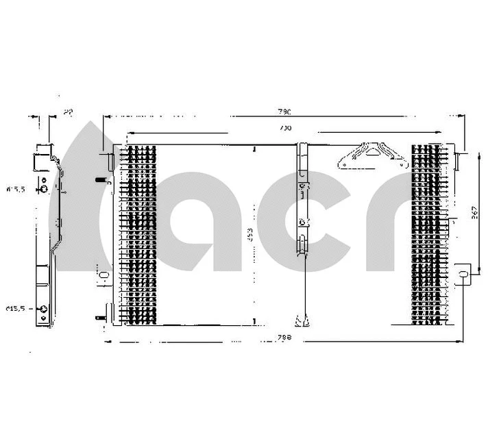 Condenser, air conditioning