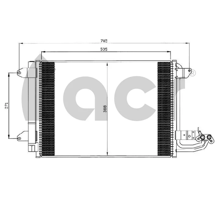 Condenser, air conditioning