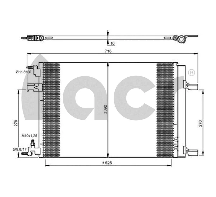Condenser, air conditioning (300663)