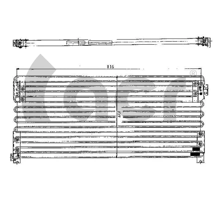 Condenser, air conditioning (300212)