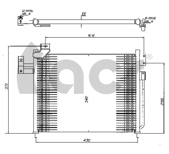 Condenser, air conditioning