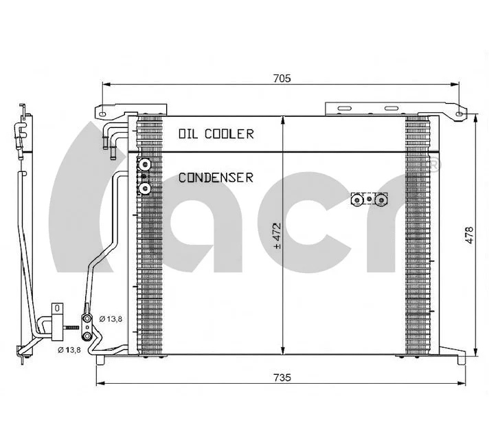 Condenser, air conditioning