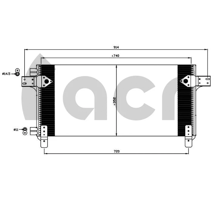 Condenser, air conditioning (300660)