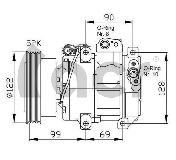 Compressor, air conditioning