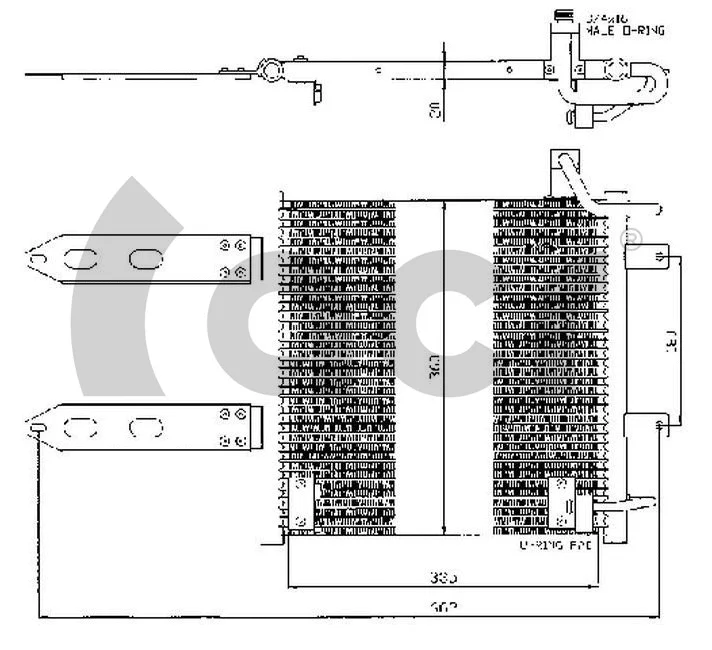 Condenser, air conditioning