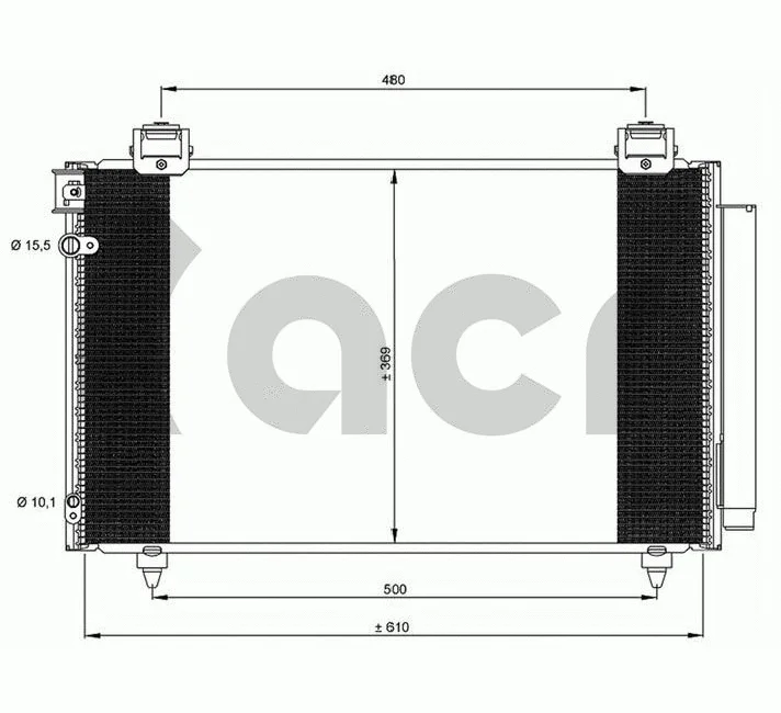 Condenser, air conditioning (300626)