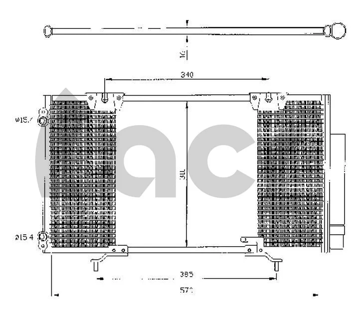 Condenser, air conditioning (300369)