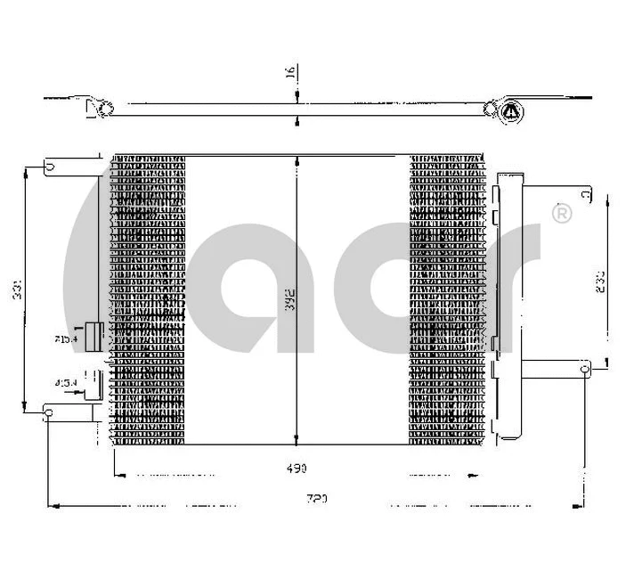 Condenser, air conditioning