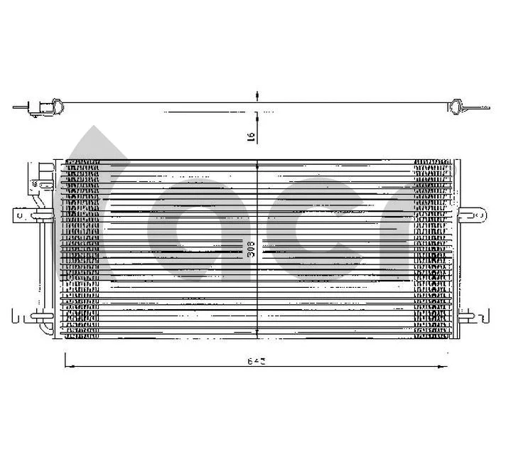 Condenser, air conditioning (300348)