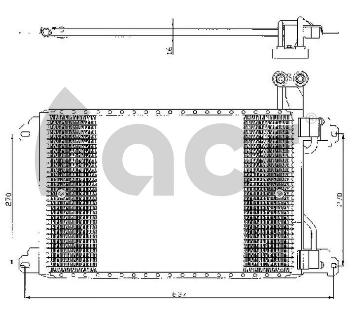 Condenser, air conditioning (300088)