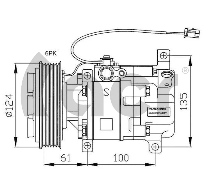 Compressor, air conditioning