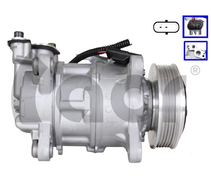 Compressor, air conditioning