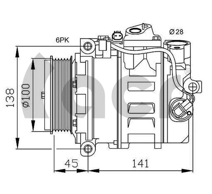 Compressor, air conditioning