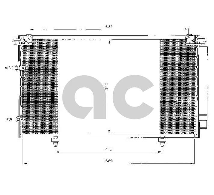 Condenser, air conditioning (300480)