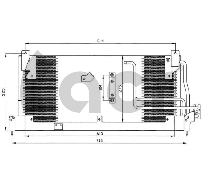 Condenser, air conditioning (300569)