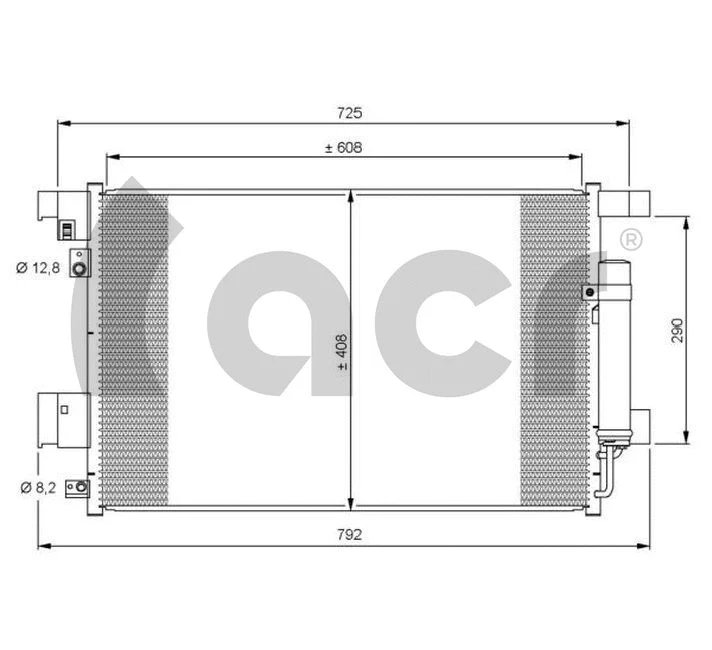 Condenser, air conditioning (300662)