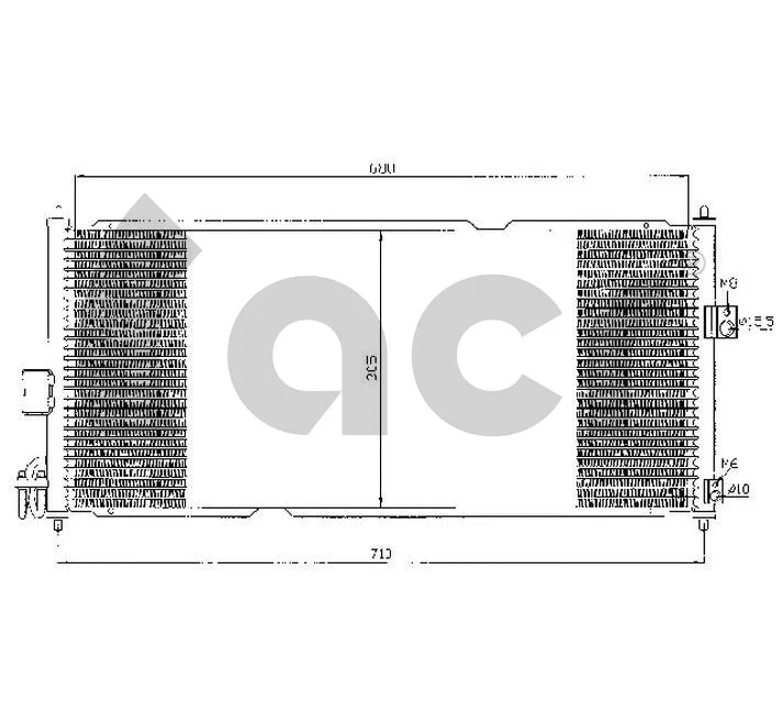 Condenser, air conditioning (300368)