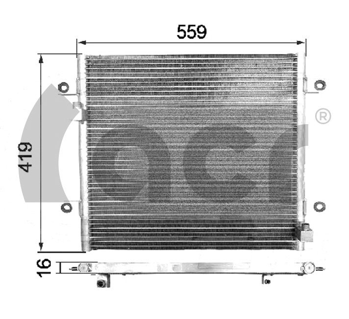 Condenser, air conditioning (300777)