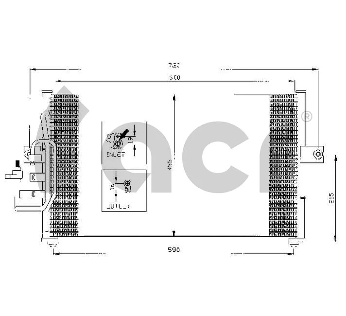 Condenser, air conditioning