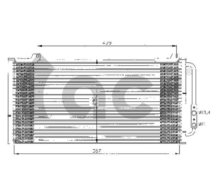 Condenser, air conditioning