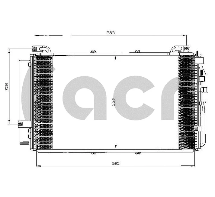 Condenser, air conditioning (300522)
