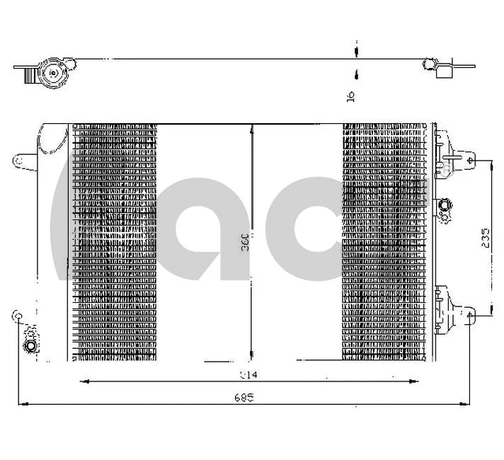 Condenser, air conditioning (300431)