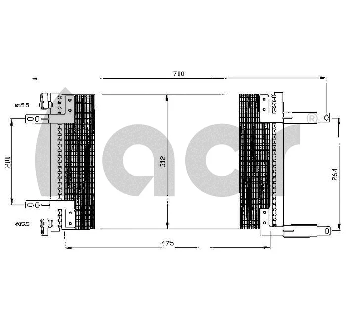 Condenser, air conditioning