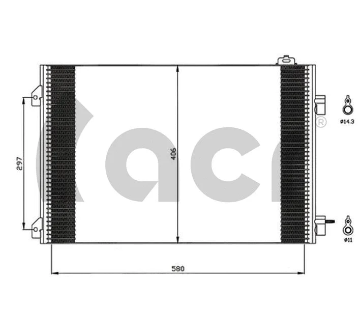Condenser, air conditioning