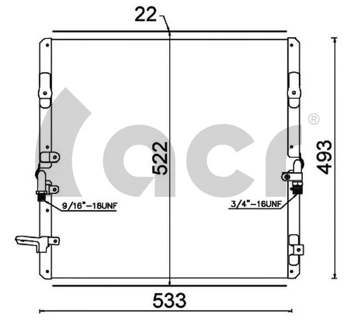 Condenser, air conditioning