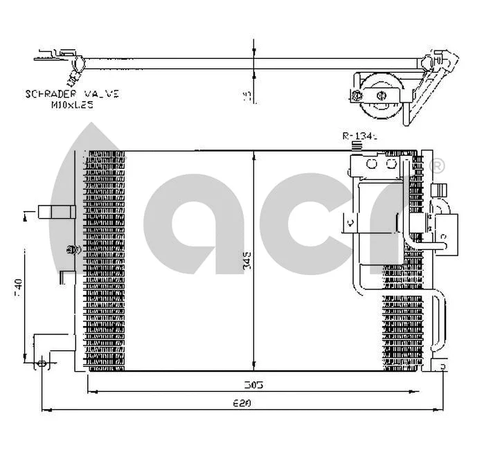 Condenser, air conditioning