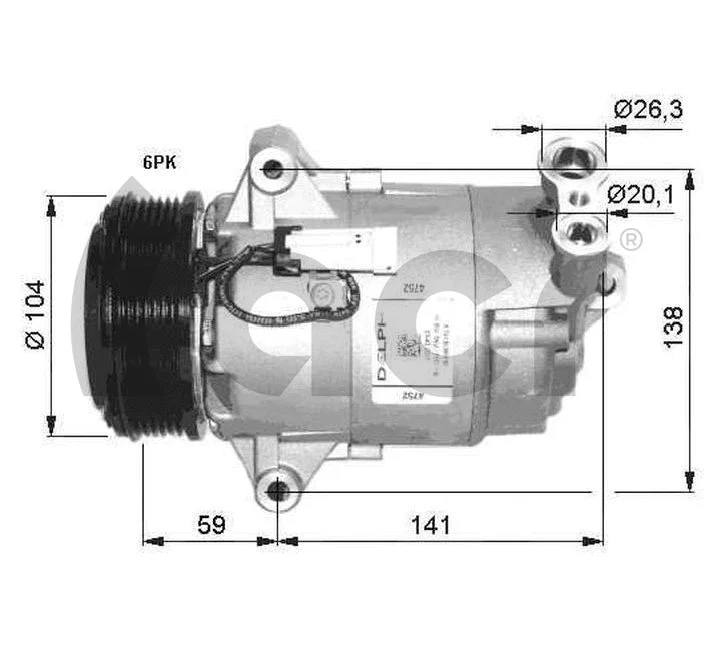 Compressor, air conditioning