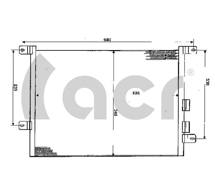 Condenser, air conditioning (300278)